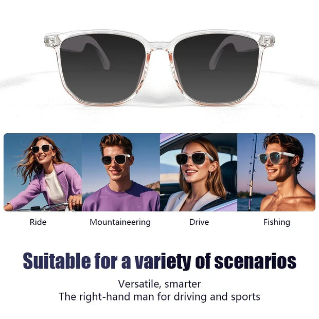 Nico Desmond Bluetooth Polarized Smart Sunglasses and Headphone - Shop All Digital 