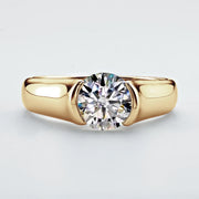 Moissanite 925 Silver Wedding Ring