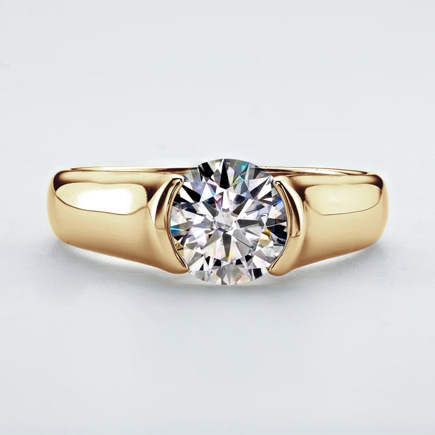 Moissanite 925 Silver Wedding Ring