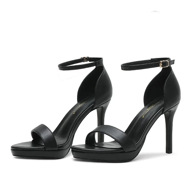 COMEMORE Buckle High Heel Sandals - Shop All Digital 