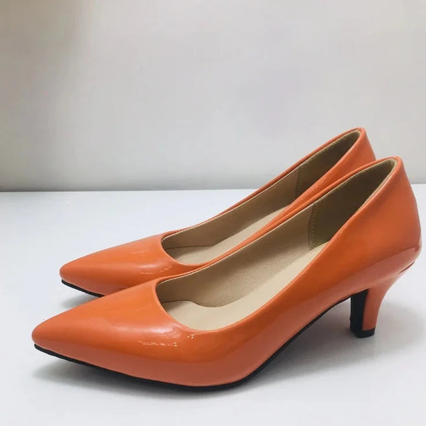 EMILIA VANETTI Pointed Toe Small Heels Shoes - Shop All Digital 