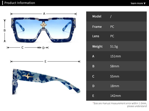 GL TRENDY Square Fashion Sunglasses - Shop All Digital 