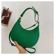 Luxury semi-circular crescent handbag - Shop All Digital 