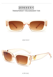 QULE V-Shaped Frame Fashion Sunglasses