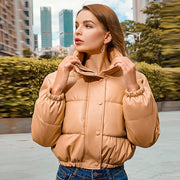 Stylish Winter Thick Warm Leather Jacket