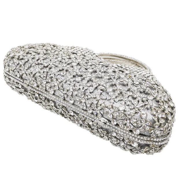 FGG Elegant Rhinestone Silver Crystal Clutch Bags - Shop All Digital 