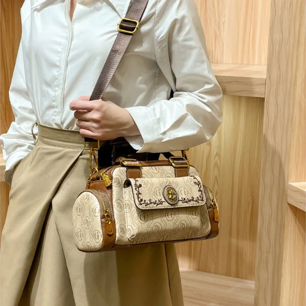 Women's Handbag 2024 New Brand Genuine Leather Handbag Designer High Quality Retro Single Shoulder Oblique Cross Pillow Bag - Shop All Digital 