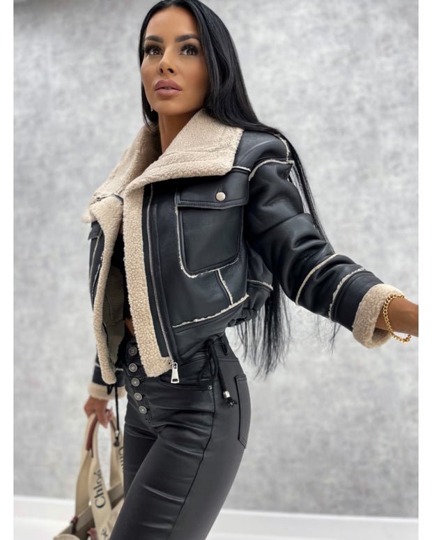 Faux Leather Jackets Women