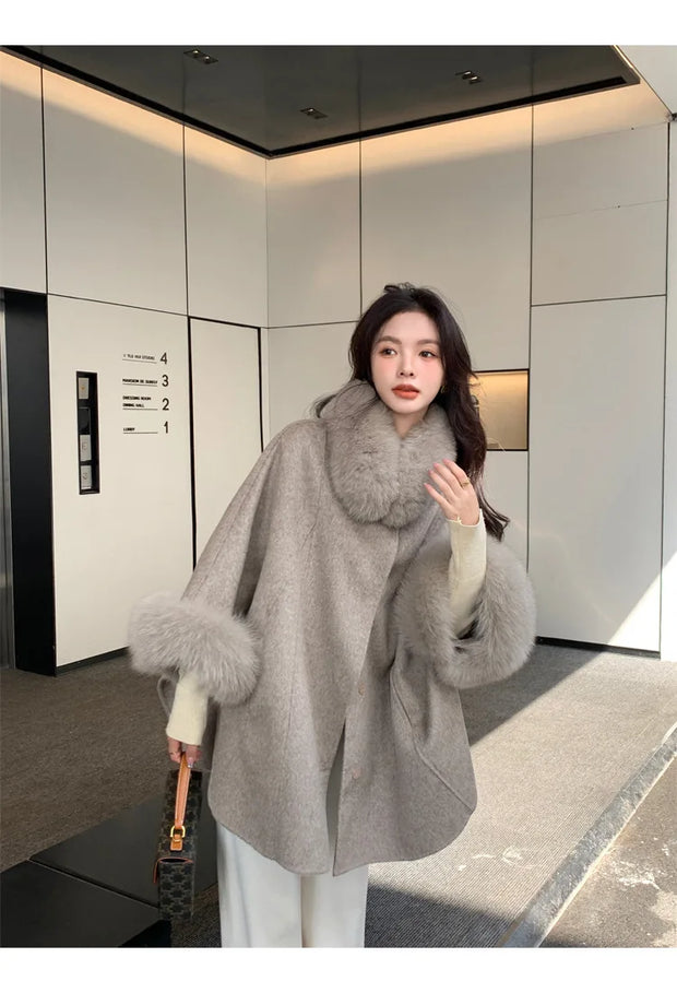 Luxury LANMREM High End Double Sided Cashmere Winter Coat - Shop All Digital 