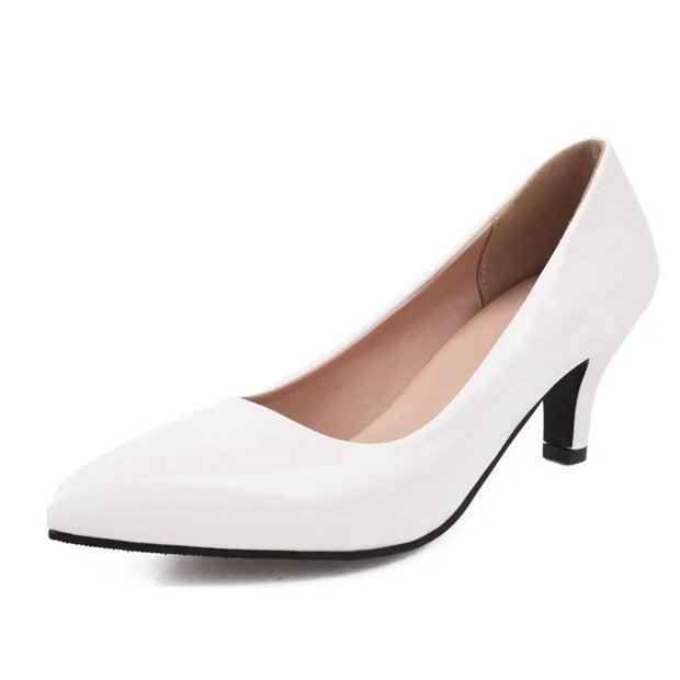 EMILIA VANETTI Pointed Toe Small Heels Shoes - Shop All Digital 