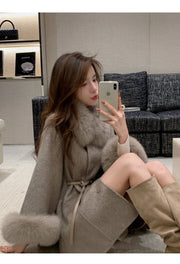 Luxury LANMREM High End Double Sided Cashmere Winter Coat - Shop All Digital 