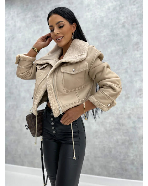 Faux Leather Jackets Women