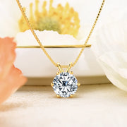 Moissanite 18K Gold Plated Jewelry Set