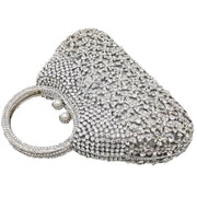 FGG Elegant Rhinestone Silver Crystal Clutch Bags - Shop All Digital 