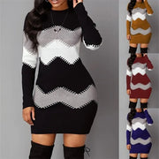 Women Elegant Long Sleeve Knit Sweater