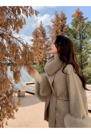 Luxury LANMREM High End Double Sided Cashmere Winter Coat - Shop All Digital 