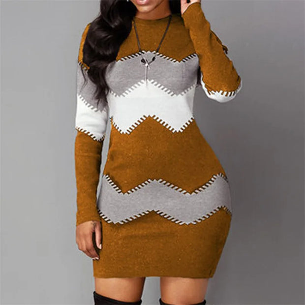 Women Elegant Long Sleeve Knit Sweater