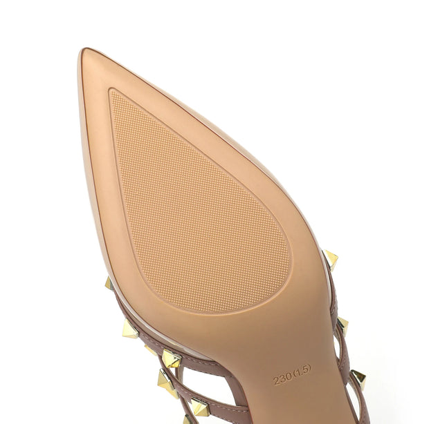 VETAALENO Rivets Strappy Luxury Designer Slide Sandals - Shop All Digital 