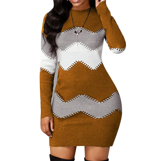 Women Elegant Long Sleeve Knit Sweater