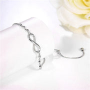 Romantic Forever Love Infinity Chain Zircon Bracelets Jewelry