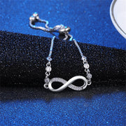 Romantic Forever Love Infinity Chain Zircon Bracelets Jewelry