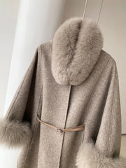 Luxury LANMREM High End Double Sided Cashmere Winter Coat - Shop All Digital 