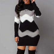 Women Elegant Long Sleeve Knit Sweater