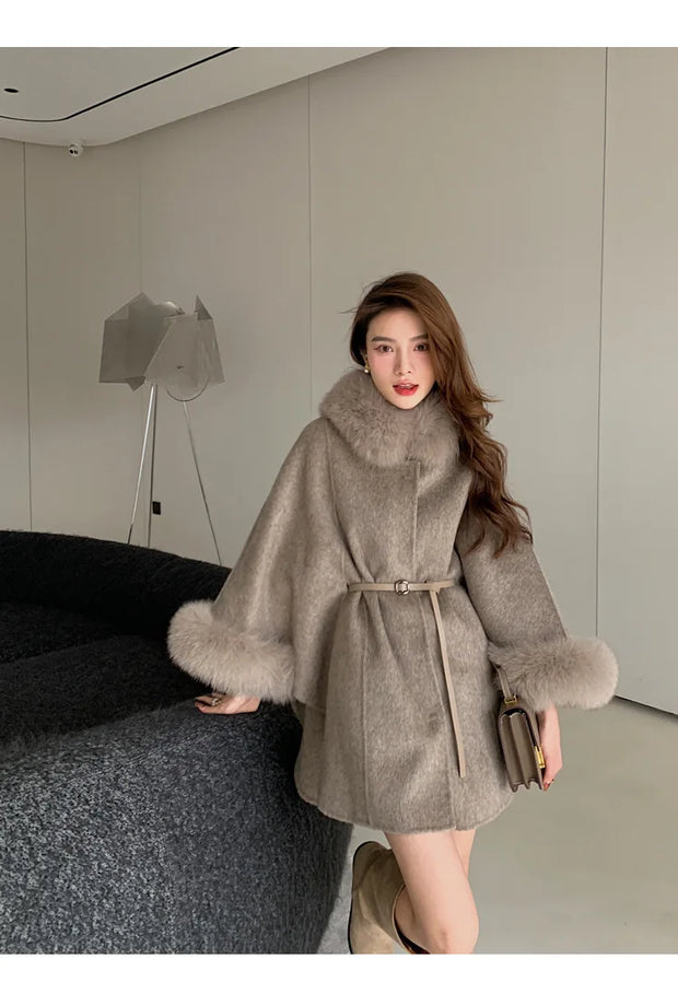 Luxury LANMREM High End Double Sided Cashmere Winter Coat - Shop All Digital 