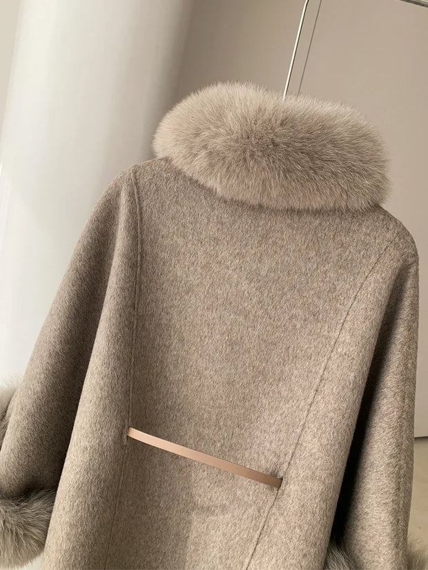 Luxury LANMREM High End Double Sided Cashmere Winter Coat - Shop All Digital 