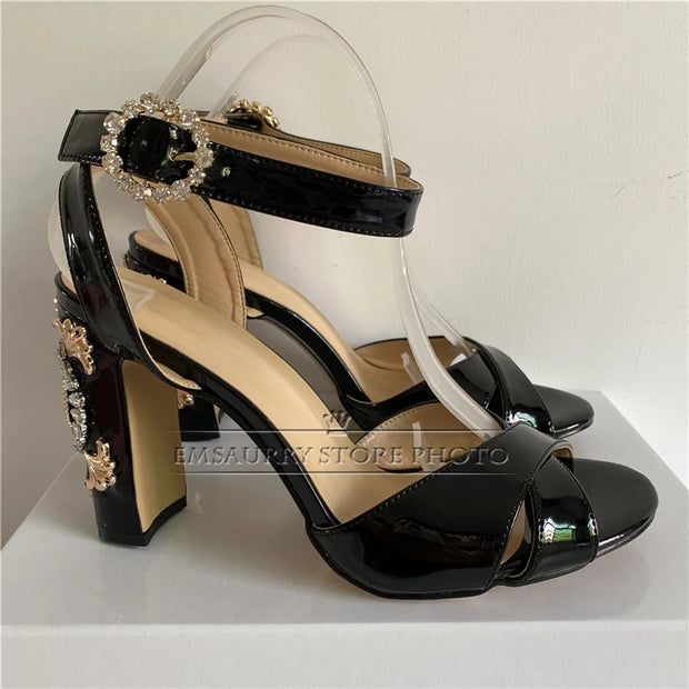 JEWELED CRYSTAL  Women Luxury Sandals - Shop All Digital 