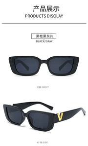 QULE V-Shaped Frame Fashion Sunglasses