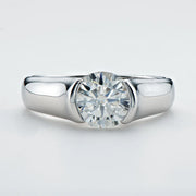 Moissanite 925 Silver Wedding Ring