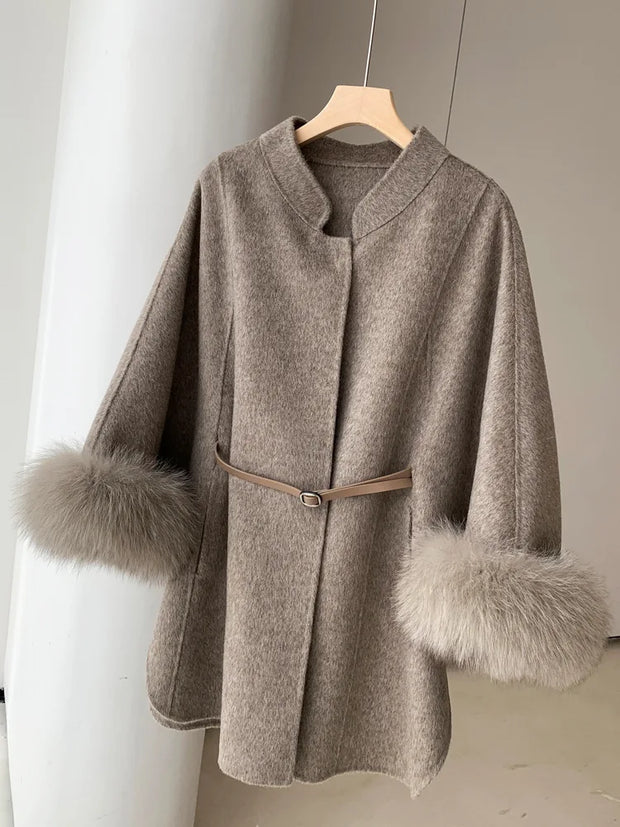 Luxury LANMREM High End Double Sided Cashmere Winter Coat - Shop All Digital 