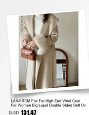 Luxury LANMREM High End Double Sided Cashmere Winter Coat - Shop All Digital 