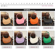 Luxury semi-circular crescent handbag - Shop All Digital 