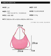 Luxury semi-circular crescent handbag - Shop All Digital 