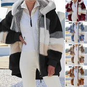 Trendy Lady Autumn Jacket Fluffy Winter Jacket