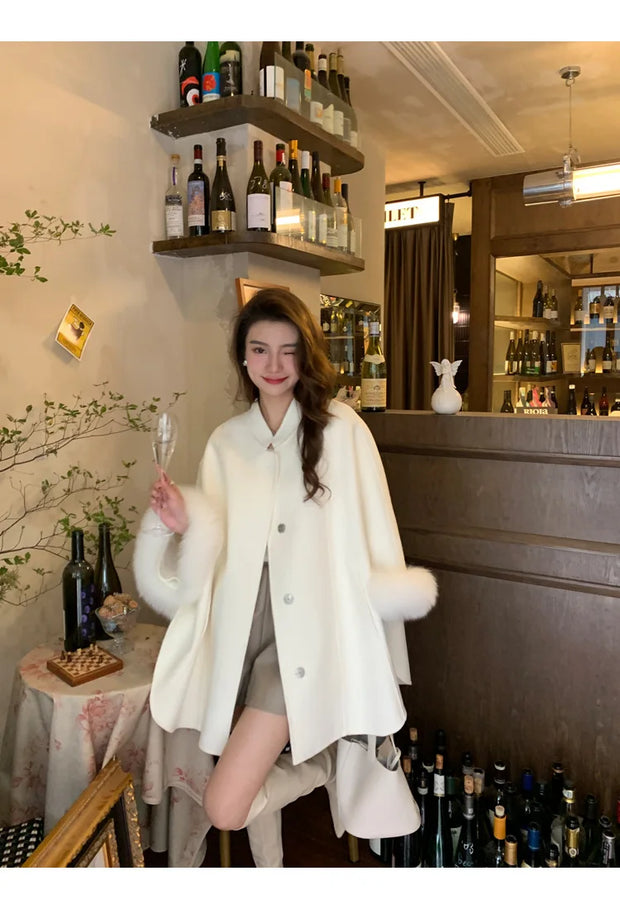 Luxury LANMREM High End Double Sided Cashmere Winter Coat - Shop All Digital 