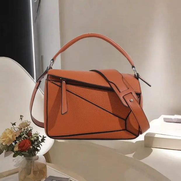 Puzzle Geometric Tote Bags for Women's 2024 Luxury Brand Handbags Fashion Shoulder Bag Large Capacity Messenger Bag - Shop All Digital 