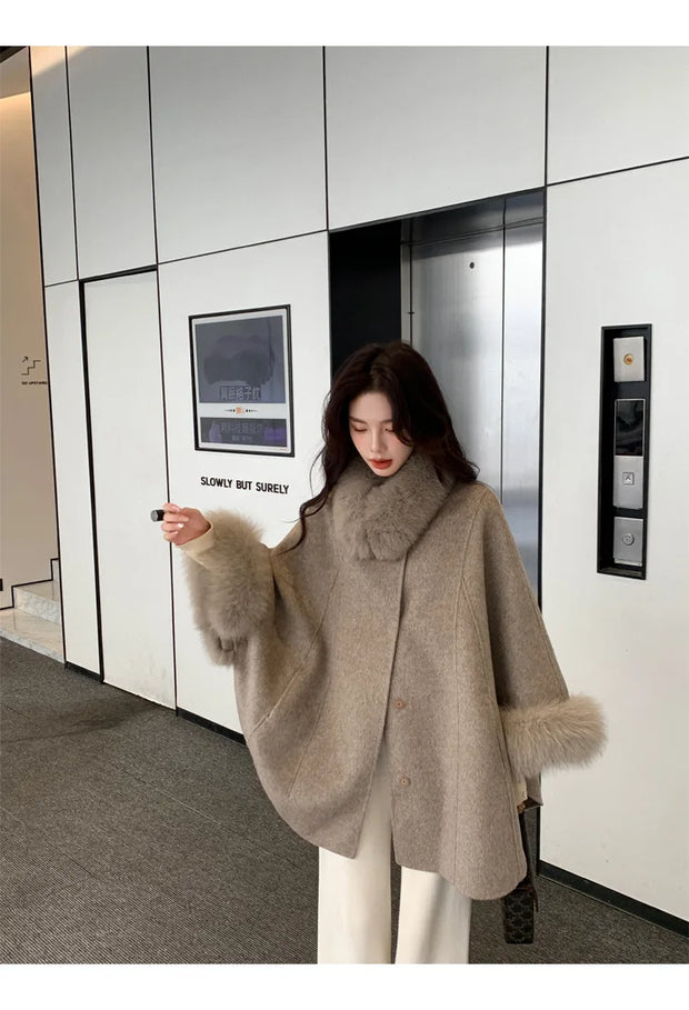 Luxury LANMREM High End Double Sided Cashmere Winter Coat - Shop All Digital 