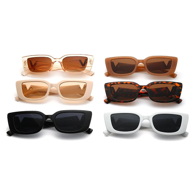 QULE V-Shaped Frame Fashion Sunglasses