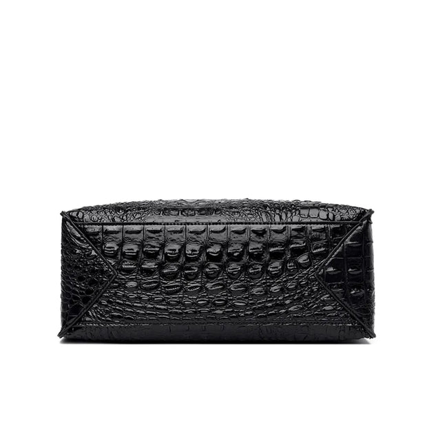 Brand Women Crocodile Handbag Luxury Belt Handbags Women Leather Shoulder Bags Designer Crossbody Bags Female Retro Tote Handbag - Shop All Digital 