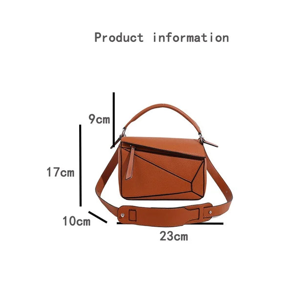 Puzzle Geometric Tote Bags for Women's 2024 Luxury Brand Handbags Fashion Shoulder Bag Large Capacity Messenger Bag - Shop All Digital 