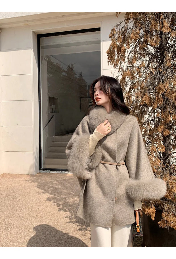 Luxury LANMREM High End Double Sided Cashmere Winter Coat - Shop All Digital 