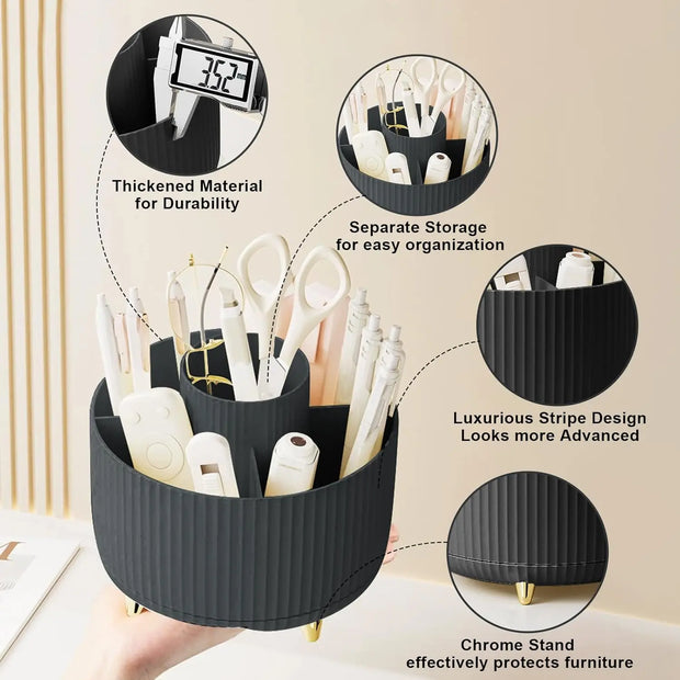 Luxury 360° Rotating Makeup Holder and Organizer