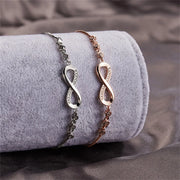 Romantic Forever Love Infinity Chain Zircon Bracelets Jewelry