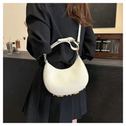 Luxury semi-circular crescent handbag - Shop All Digital 