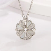 Four Leaf Heart Shape  925 Sterling Silver set of Jewelry