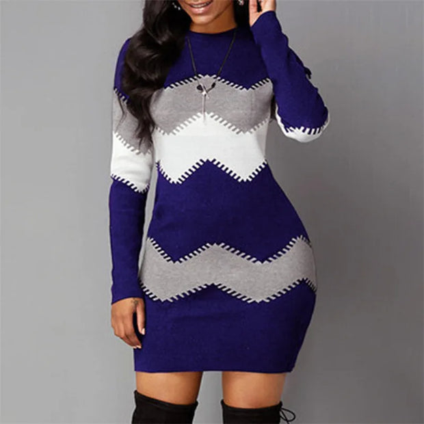 Women Elegant Long Sleeve Knit Sweater