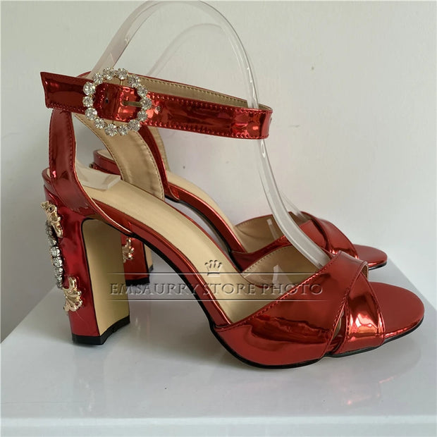 JEWELED CRYSTAL  Women Luxury Sandals - Shop All Digital 